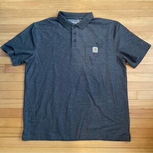 Carhardt loose fit golf shirt size men’s large in like new condition.